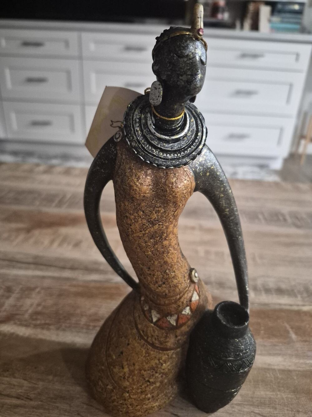 Turtle King Giovanni Giftware Collection Elegant African Woman Figurine 10 Inch